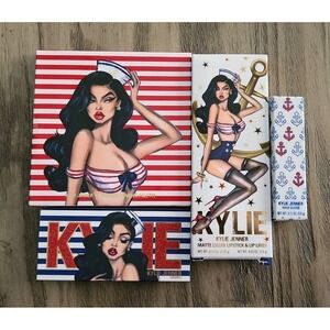KYLIE Cosmetics SAILOR COLLECTION BUNDLE LIMITED EDITION Lashes LIP KIT See Phot